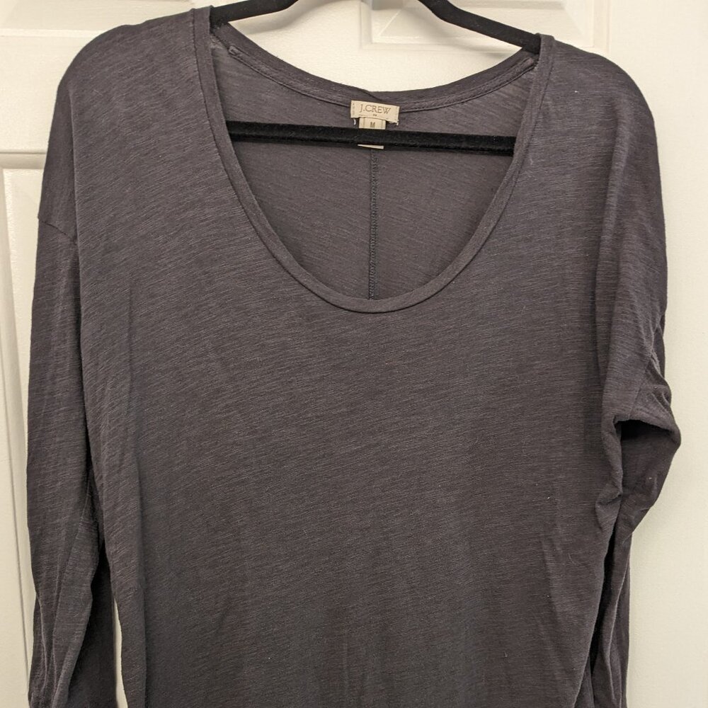 J. Crew Scoop neck 3/4 sleeve tee